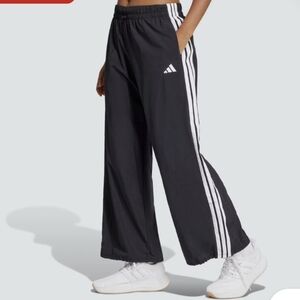SOLD Adidas Essentials Parachute Wide Leg Track Pants Womens XS